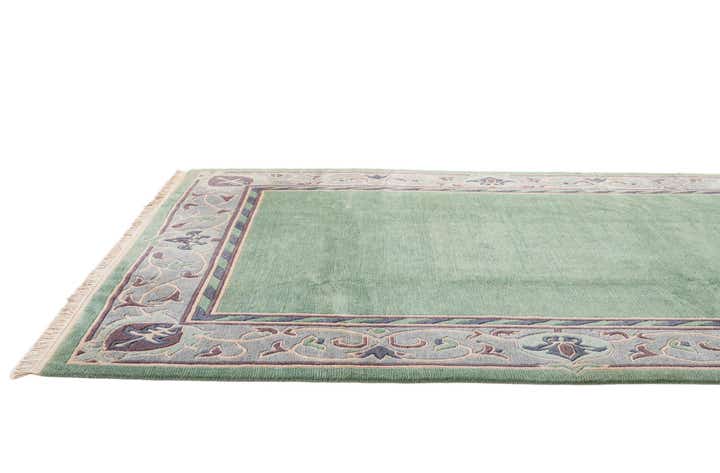 6' 7 x 9' 10 Hand Knotted Nepal Wool Rug