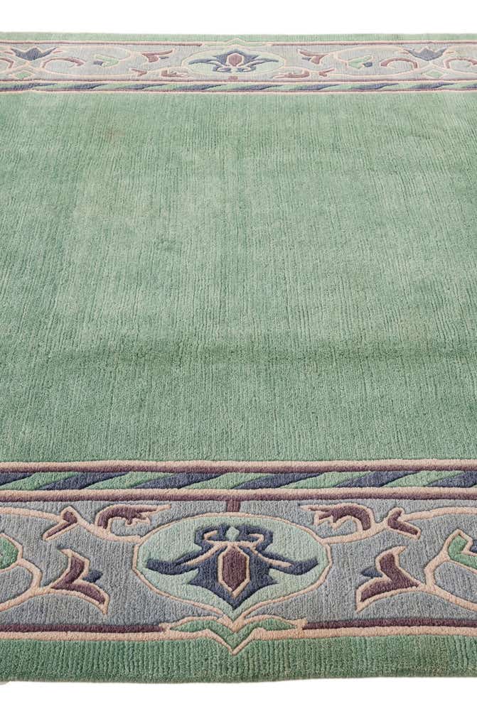 6' 7 x 9' 10 Hand Knotted Nepal Wool Rug