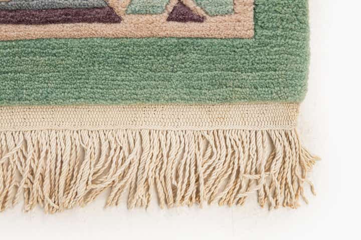 6' 7 x 9' 10 Hand Knotted Nepal Wool Rug