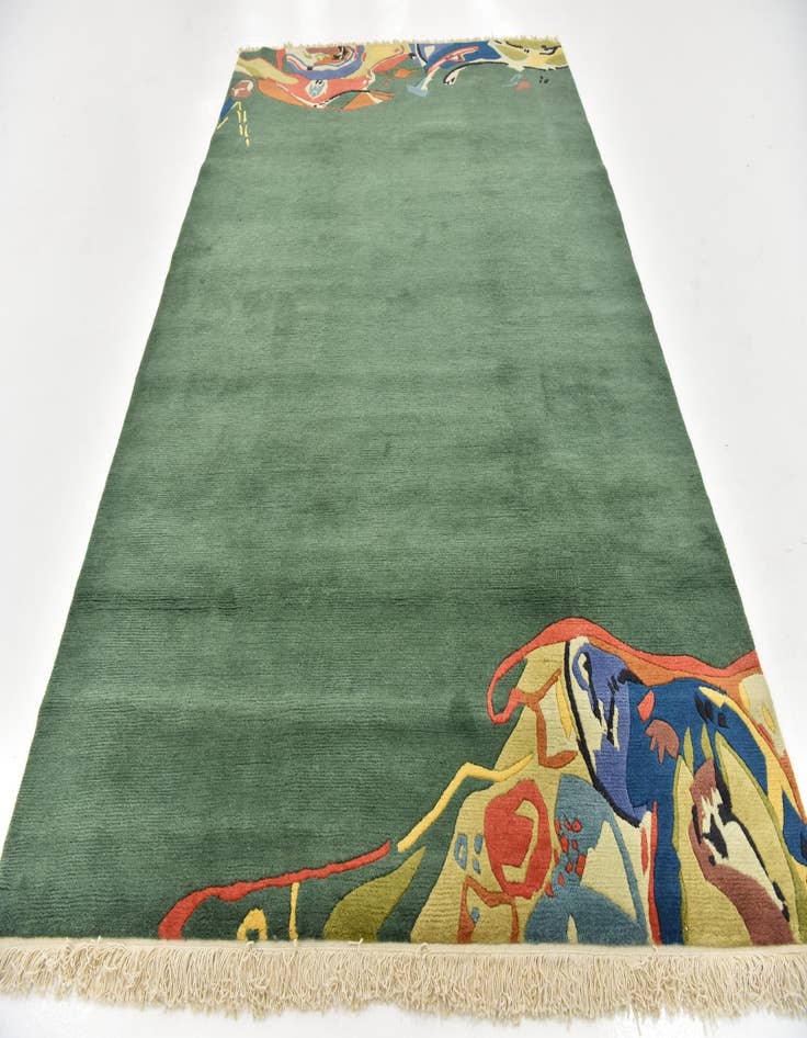 Detail image of 6' 7 x 9' 8 Hand Knotted Nepal Wool Rug