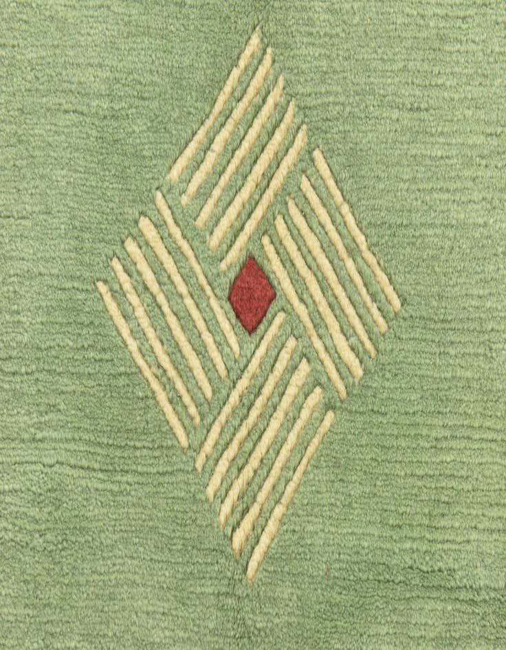 Detail image of 4' 7 x 6' 6 Hand Knotted Nepal Wool Rug