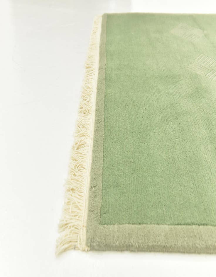 Detail image of 4' 7 x 6' 6 Hand Knotted Nepal Wool Rug