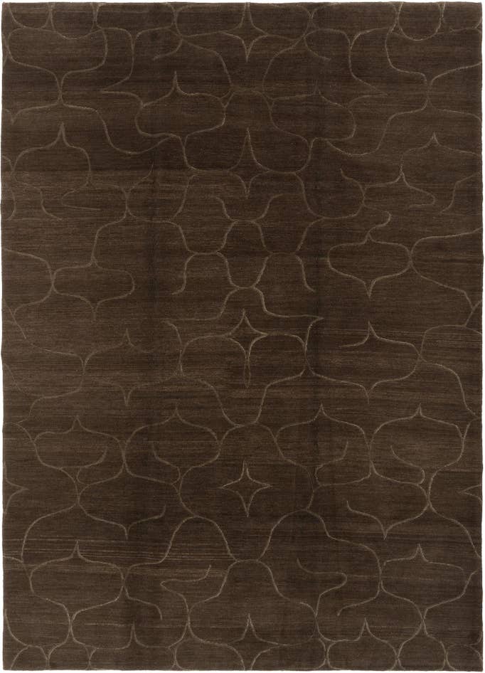 Detail image of 6' 2 x 8' 11 Hand Knotted Odegard Rug