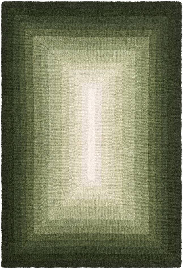 Detail image of 4' 1 x 6' 1 Ombre Wool Rug
