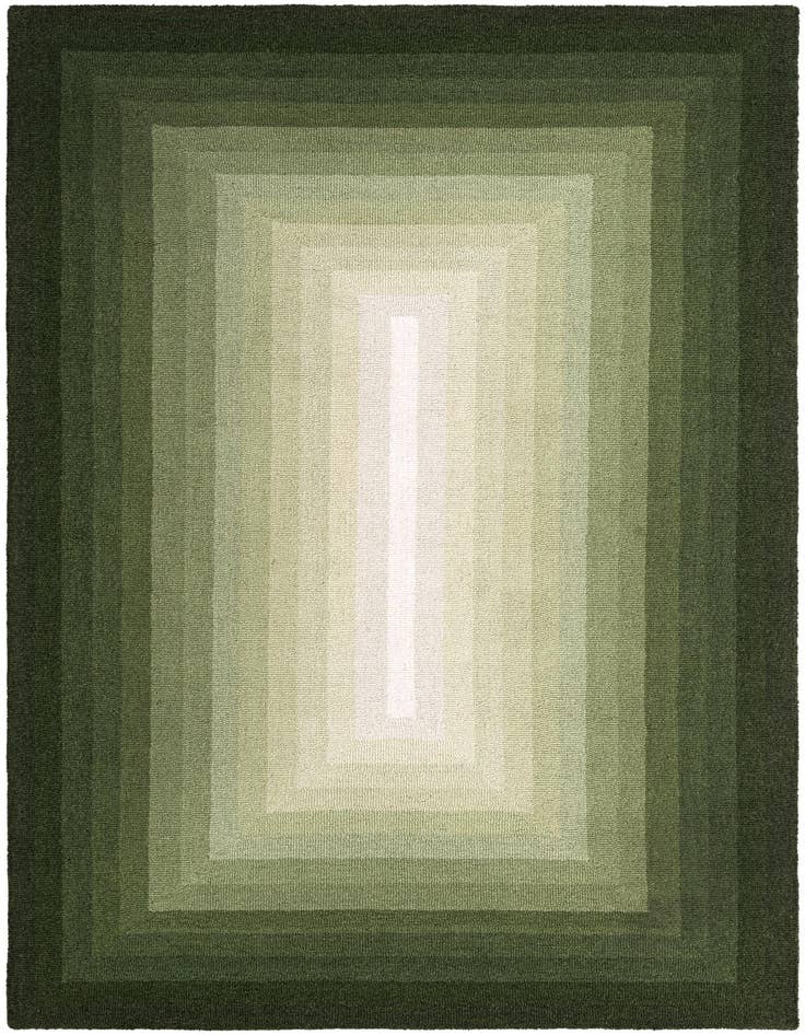 Detail image of 5' 1 x 8' Ombre Wool Rug