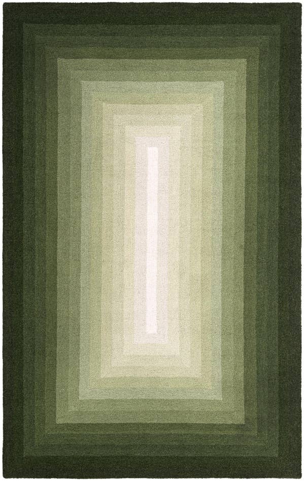 Detail image of 5' 1 x 8' Ombre Wool Rug