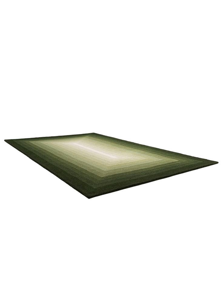 Detail image of 5' 1 x 8' Ombre Wool Rug