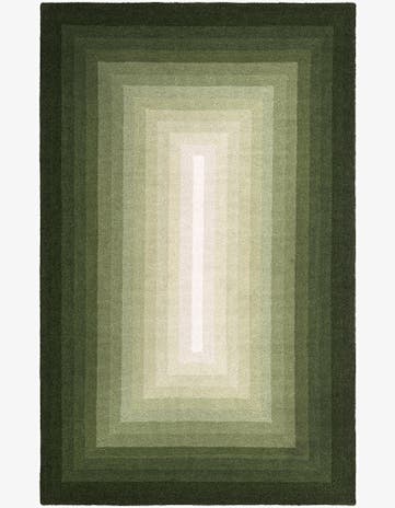 5' 1 x 8' Ombre Wool Rug