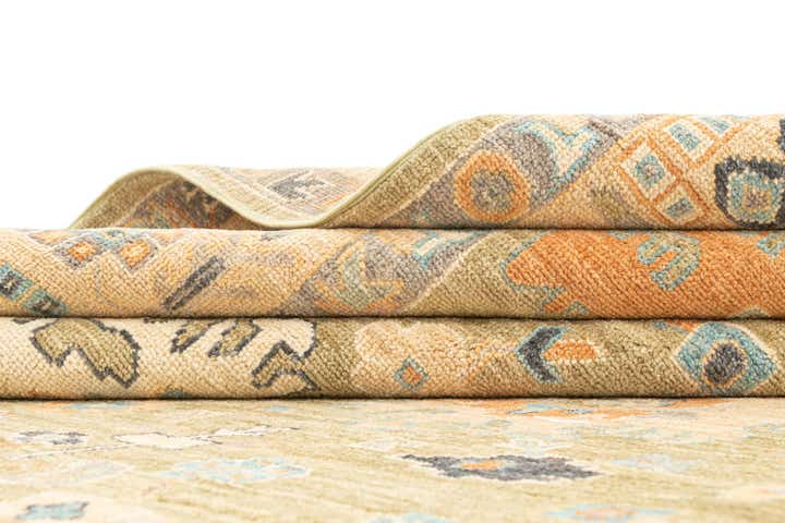 7' 10 x 10' 1 Hand Knotted Oushak Rug