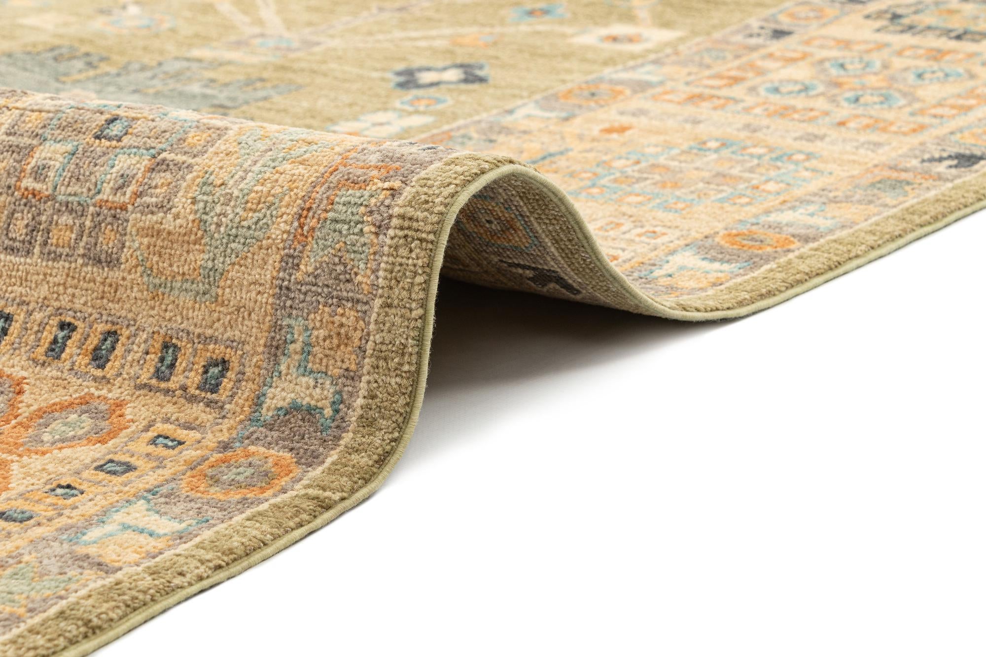 7' 10 x 10' 1 Hand Knotted Oushak Rug