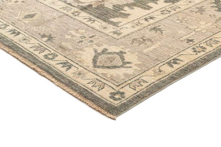 8' 9 x 11' 10 Hand Knotted Oushak Rug