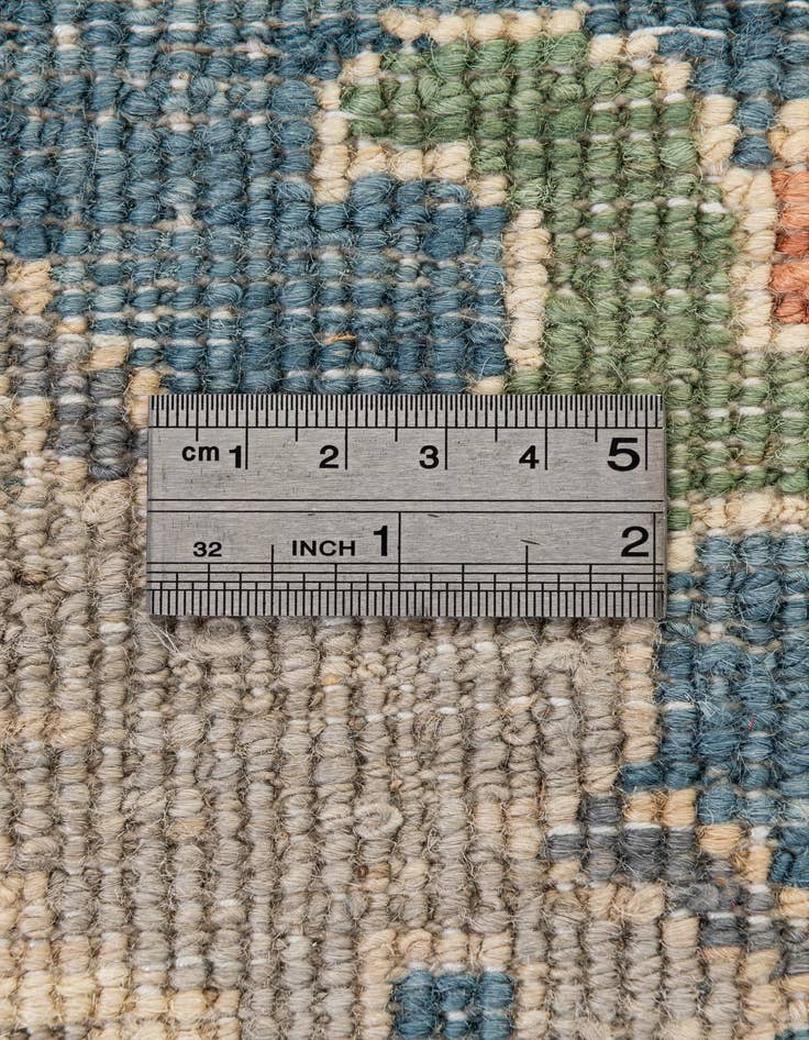 Detail image of 8' 1 x 9' 11  Hand Knotted Oushak Wool Rug