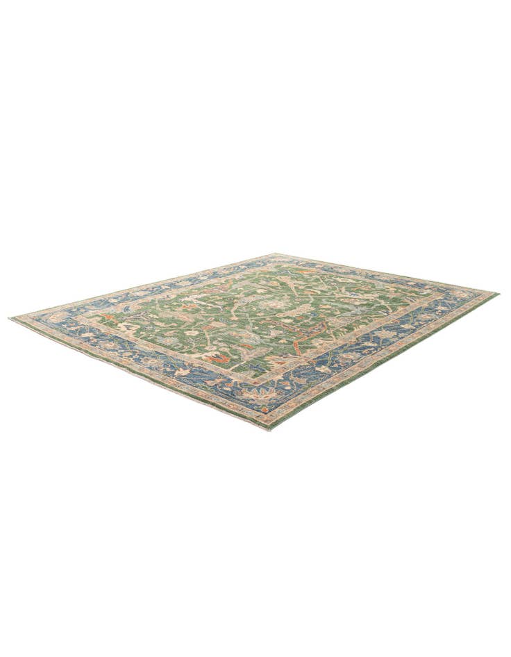 Detail image of 8' 1 x 9' 11 Hand Knotted Oushak Wool Rug