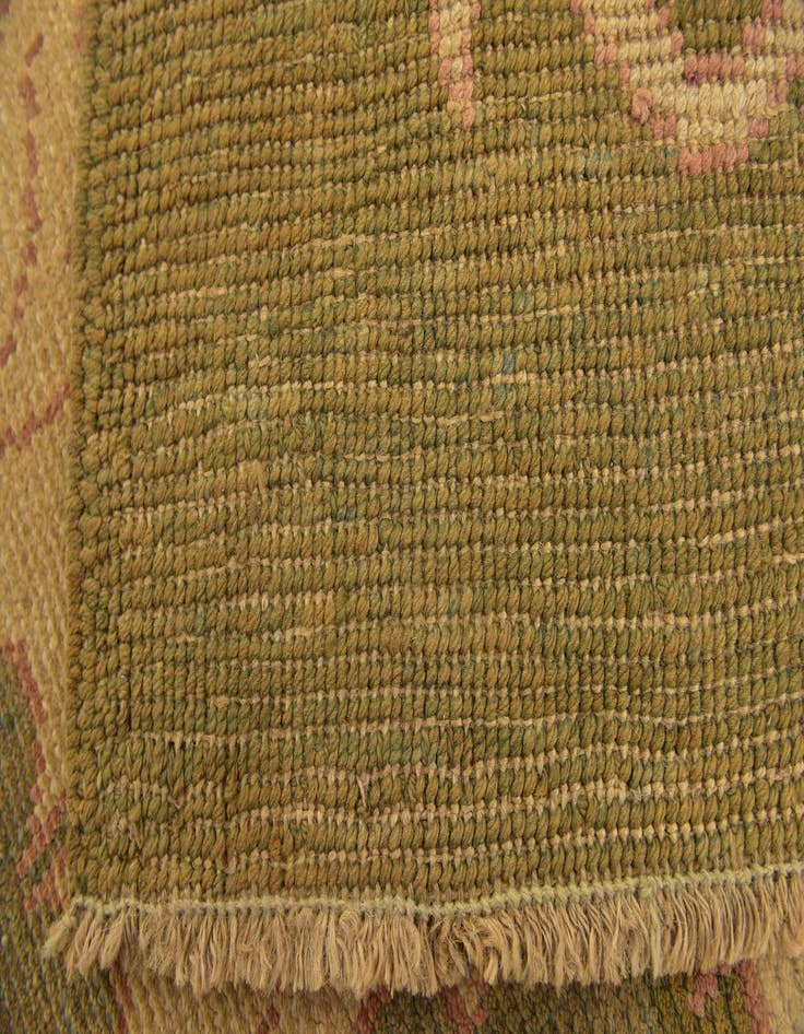 Detail image of 4' 4 x 5' 9  Hand Knotted Oushak Wool Rug