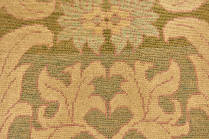 4' 4 x 5' 9 Hand Knotted Oushak Wool Rug