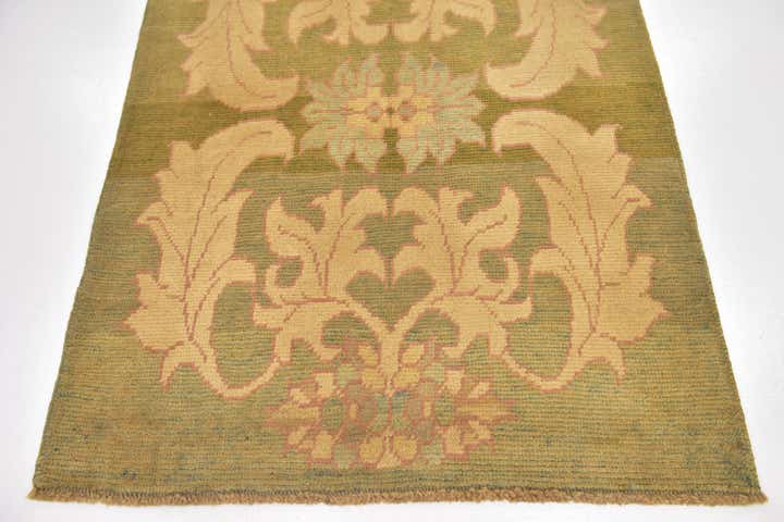 4' 4 x 5' 9 Hand Knotted Oushak Wool Rug