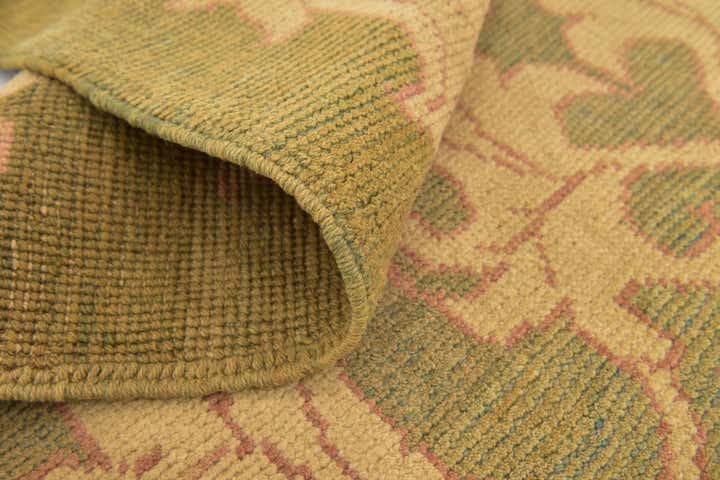 4' 4 x 5' 9 Hand Knotted Oushak Wool Rug