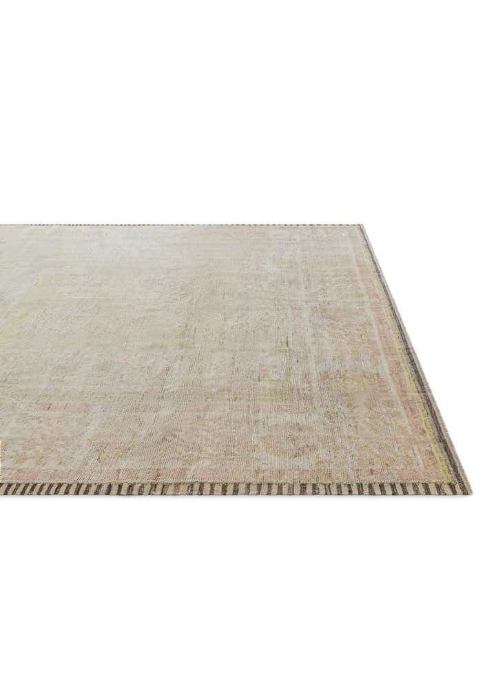 8' x 10' 2 Hand Knotted Oushak Wool Rug