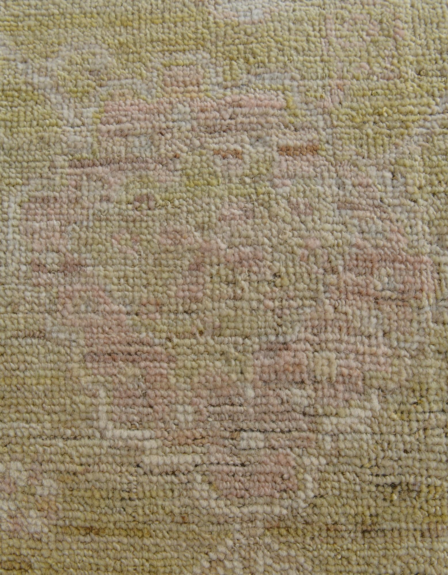 8' x 10' 2 Hand Knotted Oushak Wool Rug