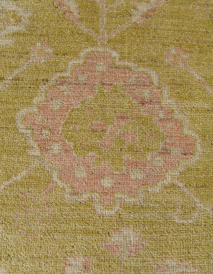 9' 1 x 12' Hand Knotted Oushak Wool Rug