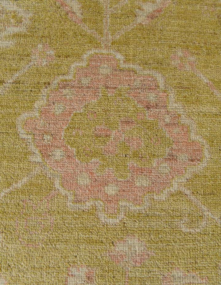 9' 1 x 12' Hand Knotted Oushak Wool Rug