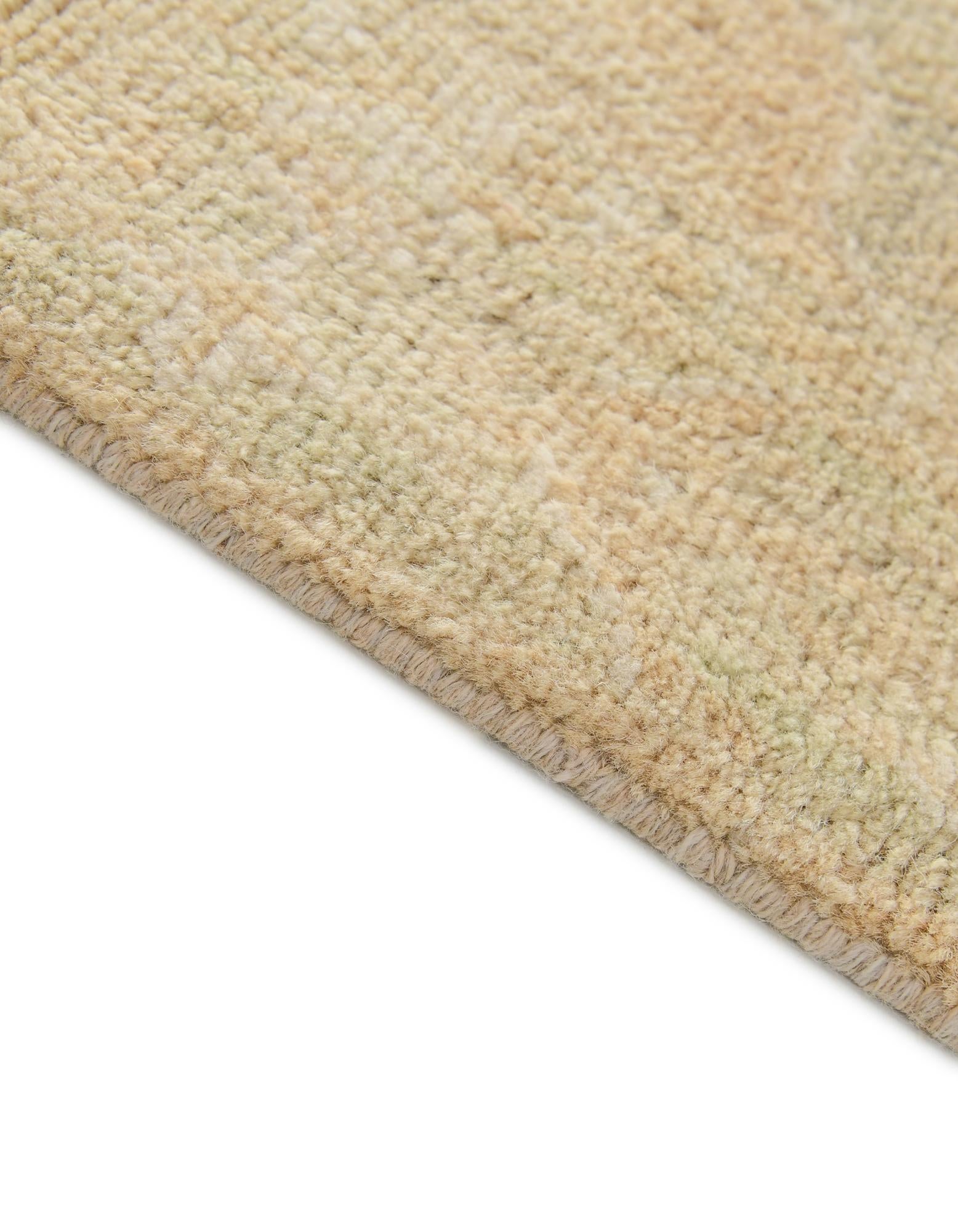 3' 9 x 5' 11 Hand Knotted Oushak Wool Rug