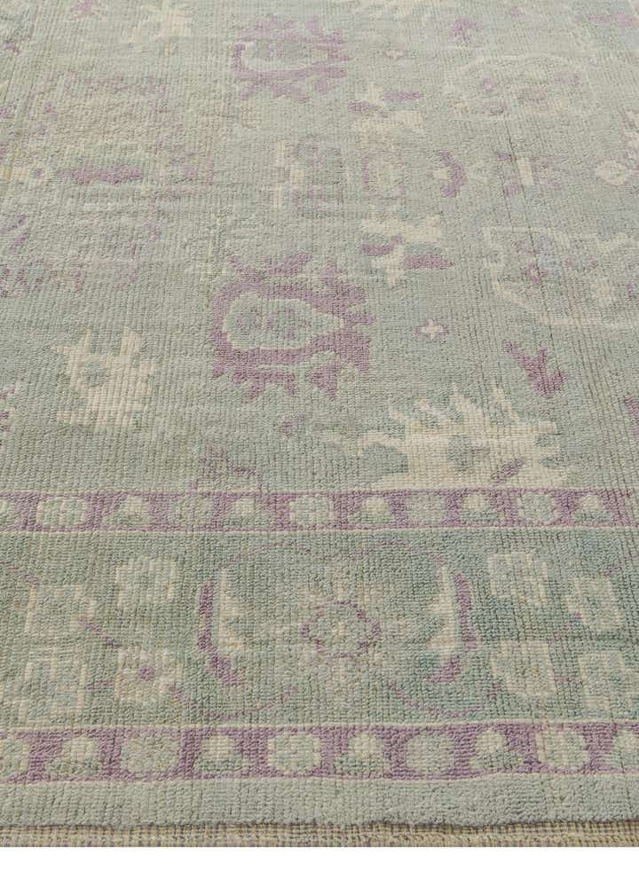 8' 5 x 10' Hand Knotted Oushak Wool Rug