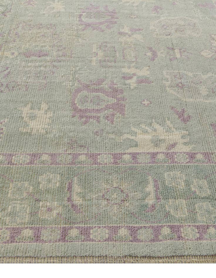 Detail image of 8' 5 x 10'  Hand Knotted Oushak Wool Rug