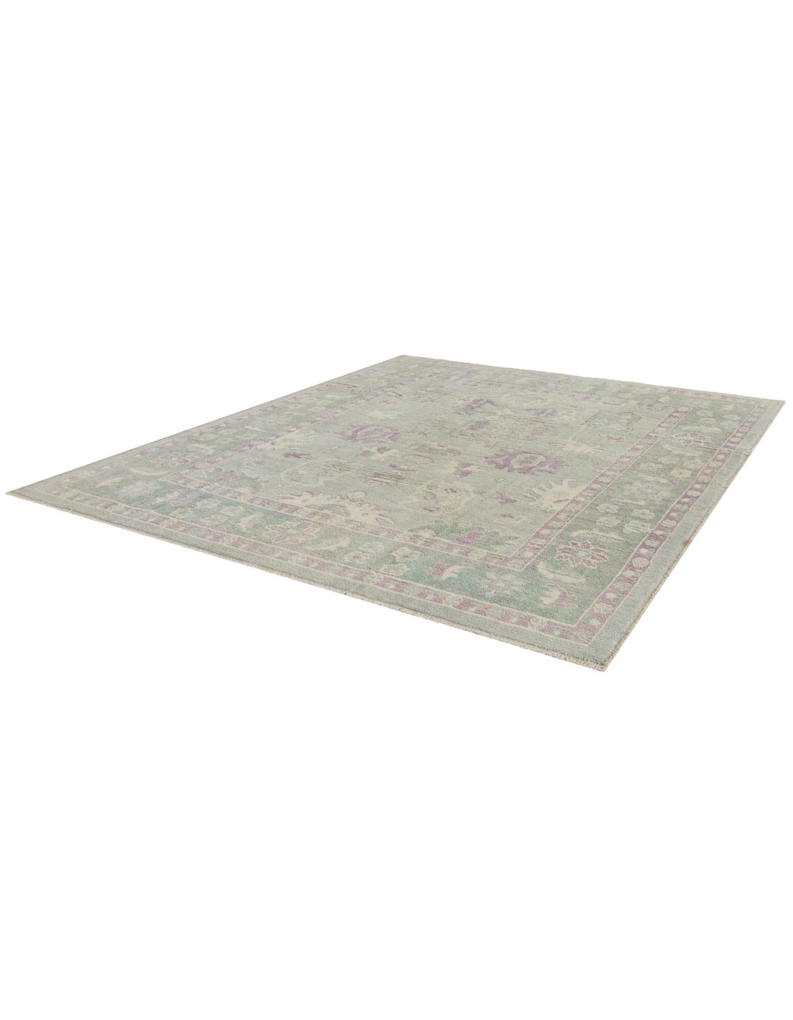 8' 5 x 10' Hand Knotted Oushak Wool Rug
