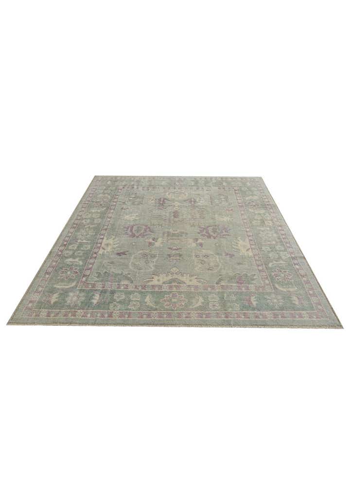 8' 5 x 10' Hand Knotted Oushak Wool Rug