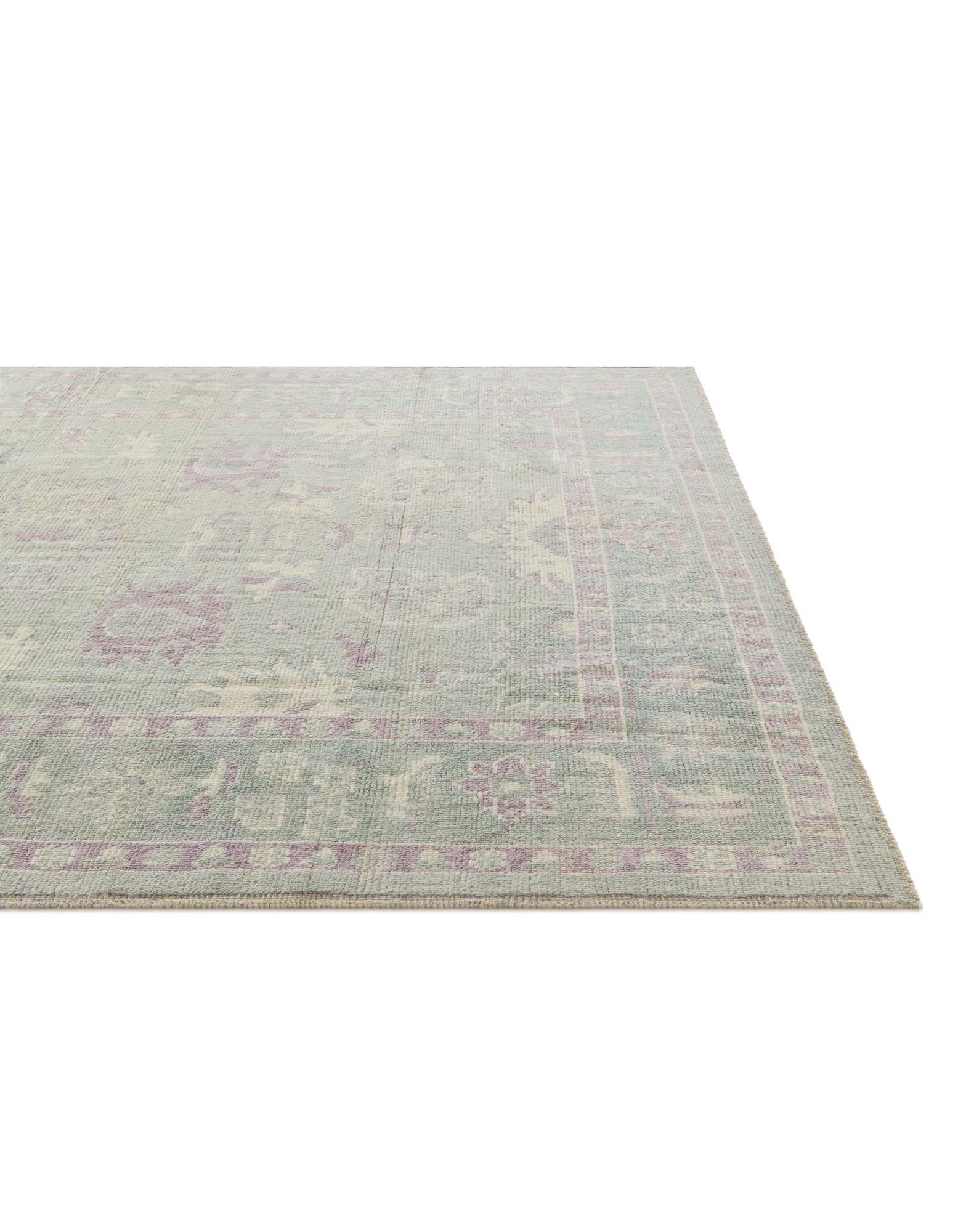 8' 5 x 10' Hand Knotted Oushak Wool Rug