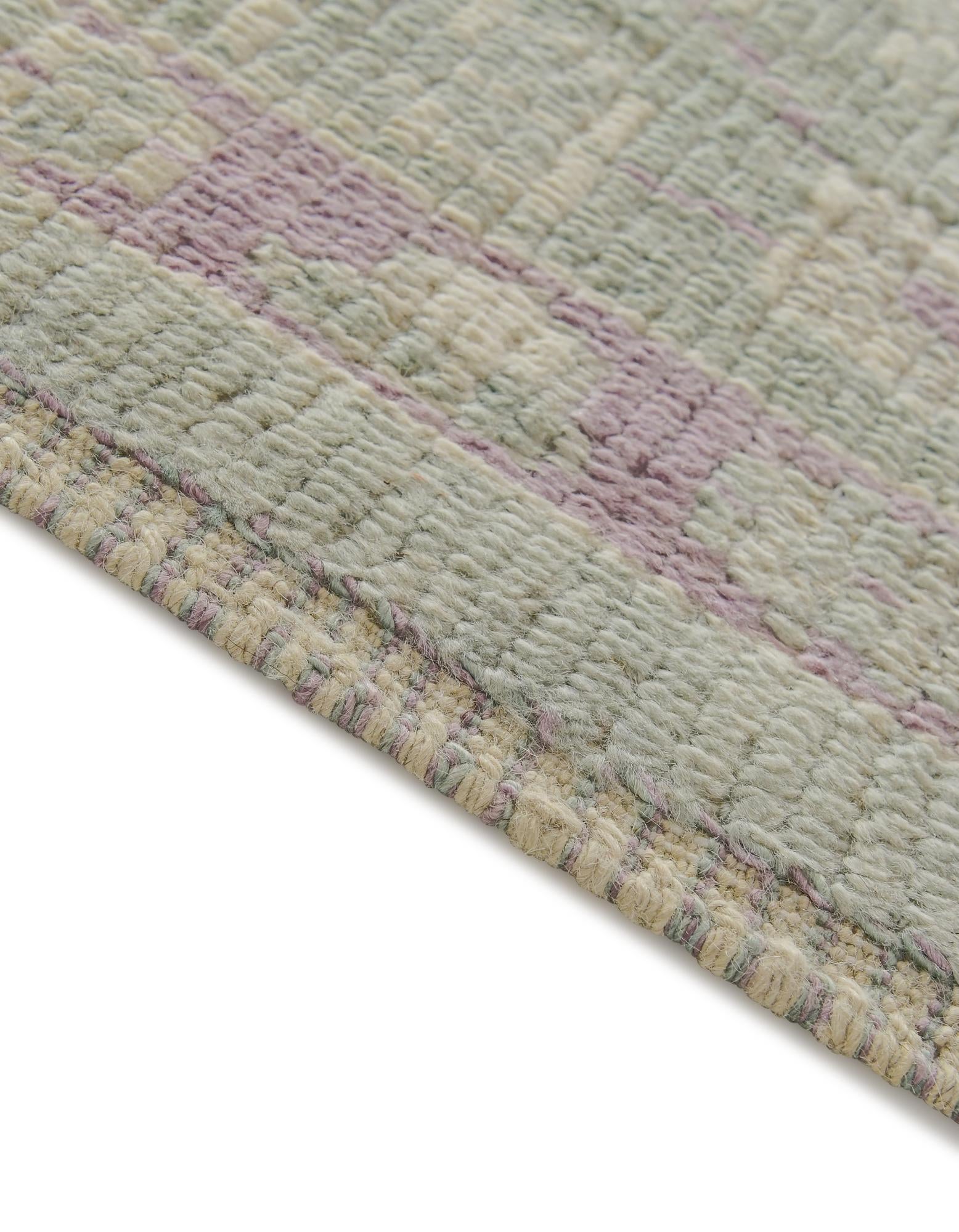 8' 5 x 10' Hand Knotted Oushak Wool Rug