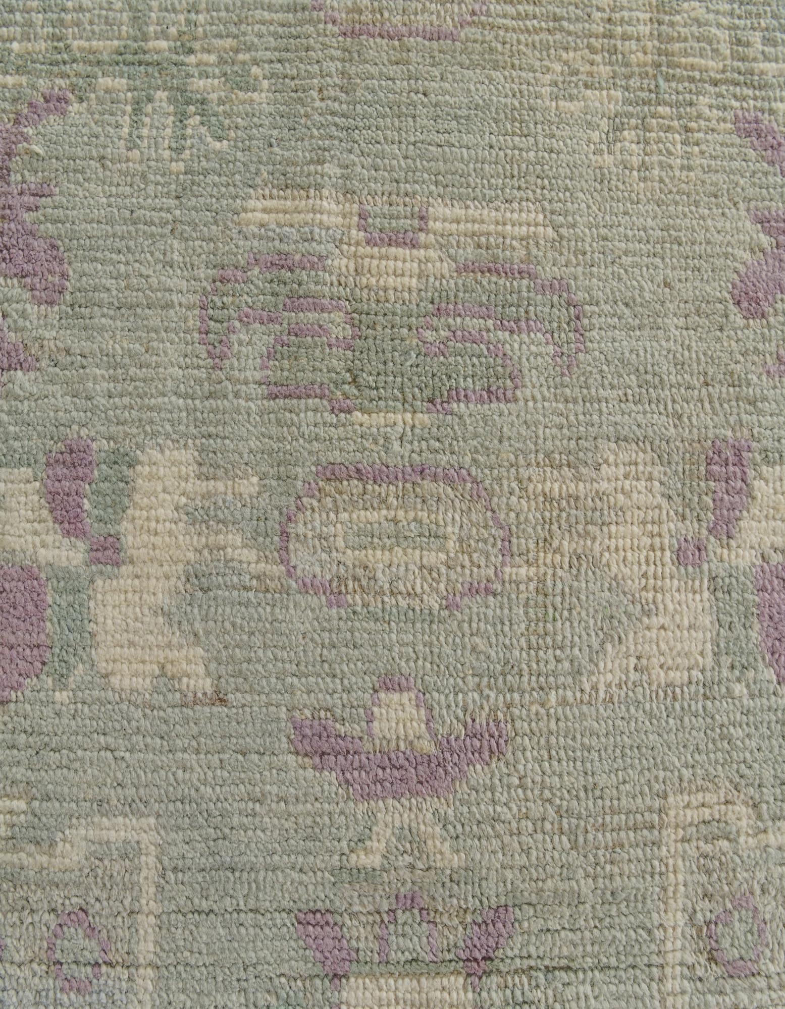 8' 5 x 10' Hand Knotted Oushak Wool Rug