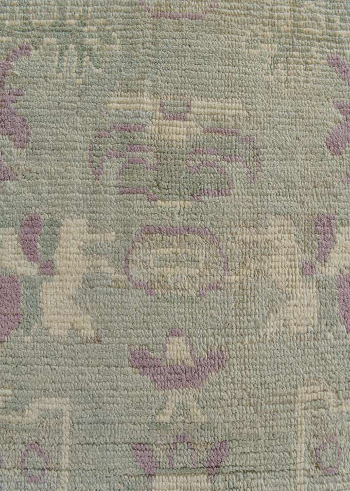 8' 5 x 10' Hand Knotted Oushak Wool Rug