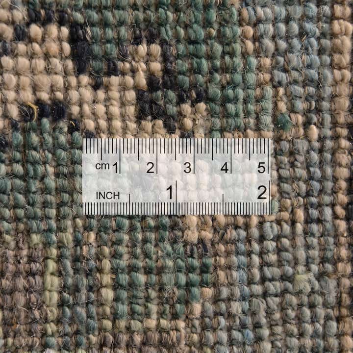 9' 1 x 11' 10 Hand Knotted Oushak Wool Rug