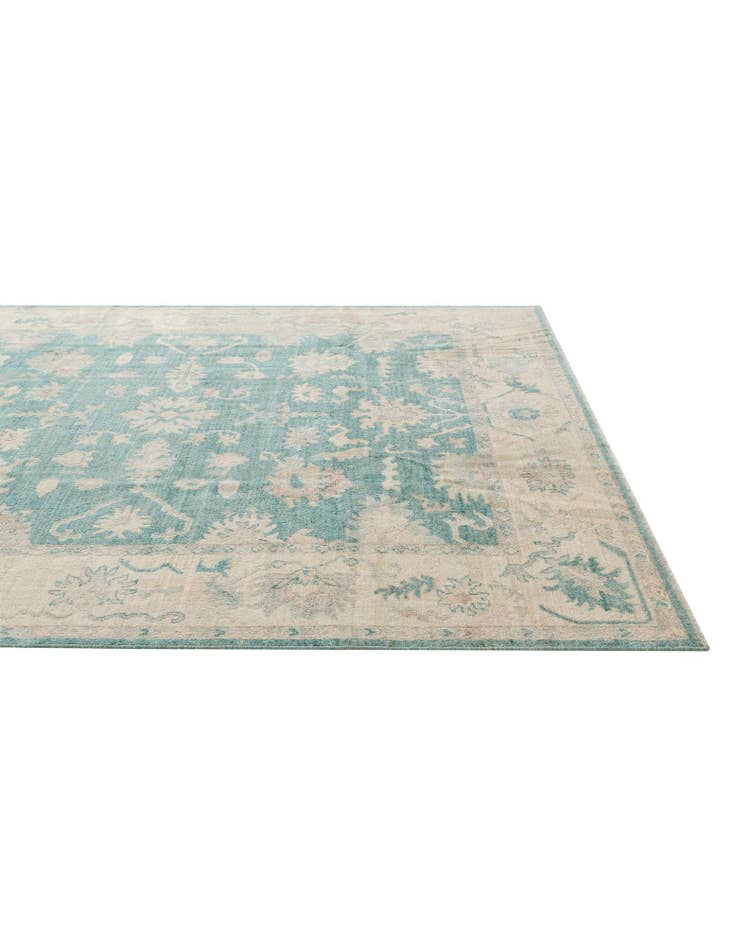 Detail image of 8' 2 x 9' 8 Hand Knotted Oushak Wool Rug