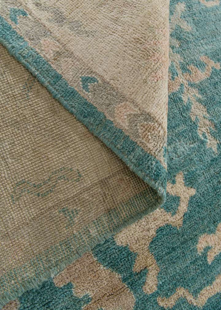 8' 2 x 9' 8 Hand Knotted Oushak Wool Rug