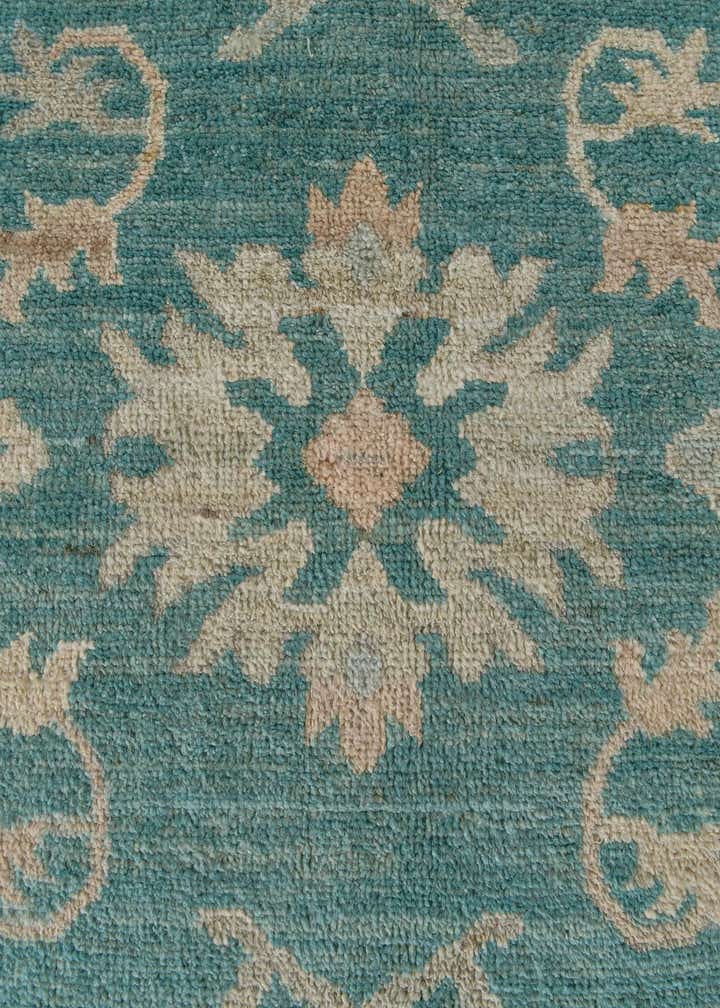 8' 2 x 9' 8 Hand Knotted Oushak Wool Rug