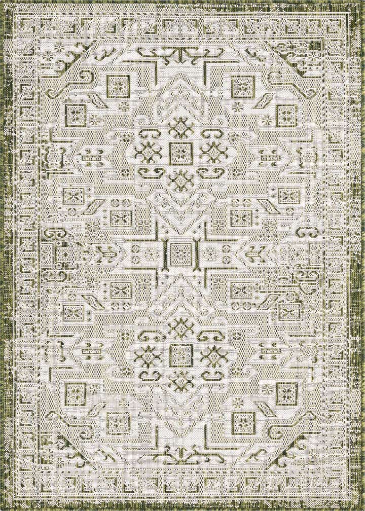 3' x 5' 3 Easy-Clean Aztec Indoor / Outdoor Rug