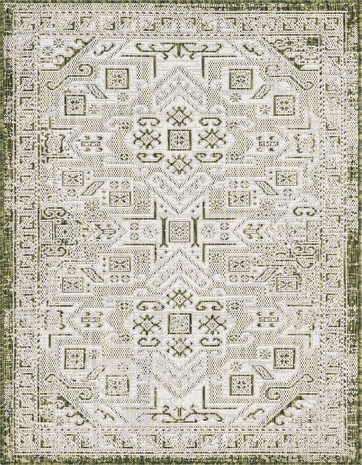 Detail image of 3' x 5' 3 Easy-Clean Aztec Indoor / Outdoor Rug