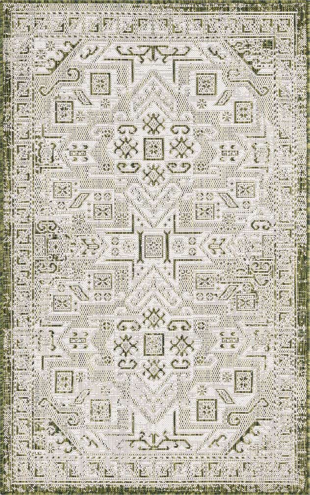 3' x 5' 3 Easy-Clean Aztec Indoor / Outdoor Rug