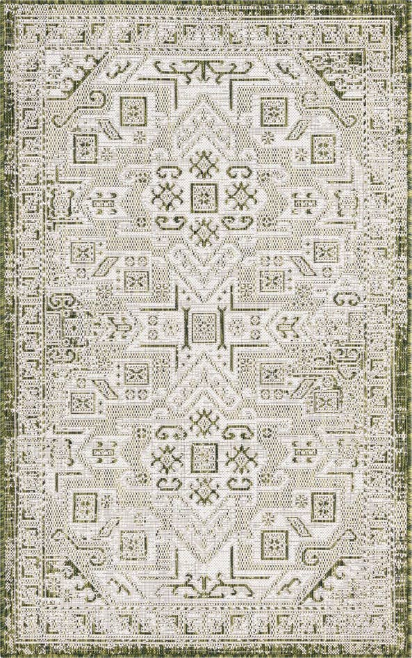 Detail image of 3' x 5' 3 Easy-Clean Aztec Indoor / Outdoor Rug