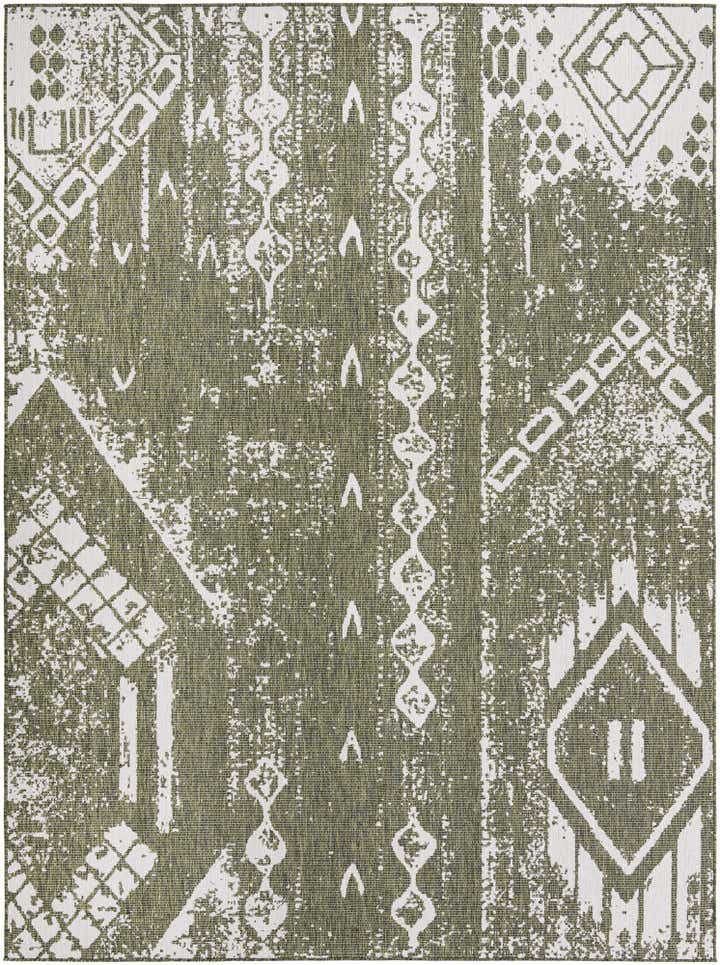 10' x 13' Easy-Clean Bohemian Indoor / Outdoor Rug