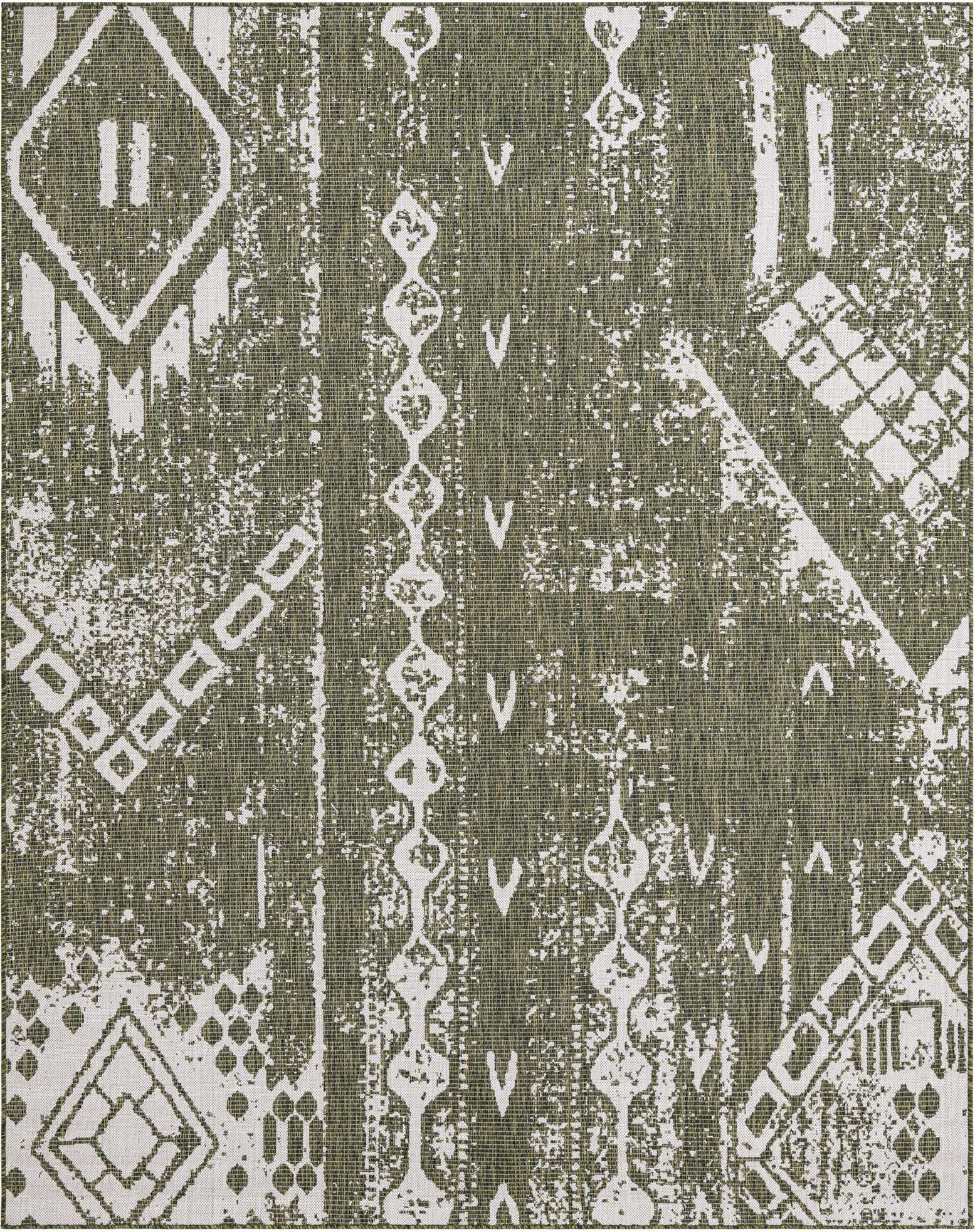 7' 10 x 10' Easy-Clean Bohemian Indoor / Outdoor Rug