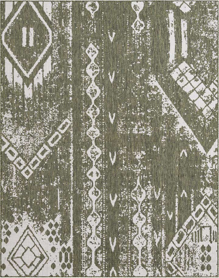 7' 10 x 10' Easy-Clean Bohemian Indoor / Outdoor Rug