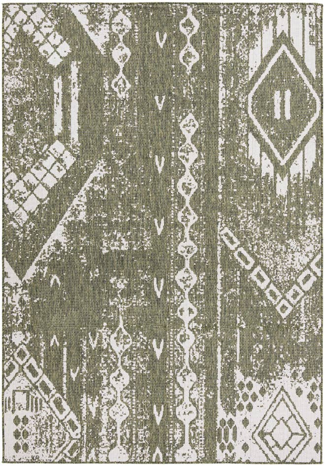 Detail image of 7' x 10' Easy-Clean Bohemian Indoor / Outdoor Rug