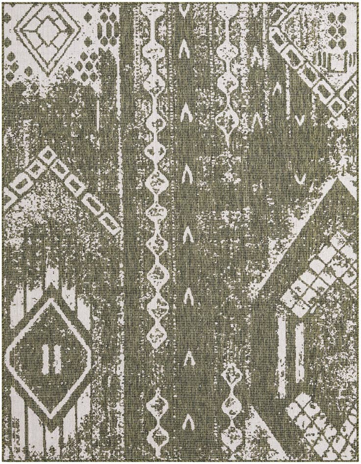 Detail image of 6' x 9' Easy-Clean Bohemian Indoor / Outdoor Rug