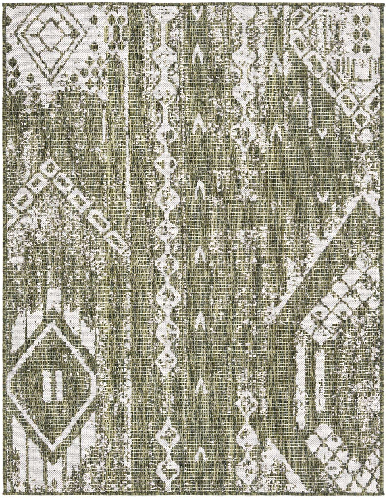 4' x 6' Easy-Clean Bohemian Indoor / Outdoor Rug