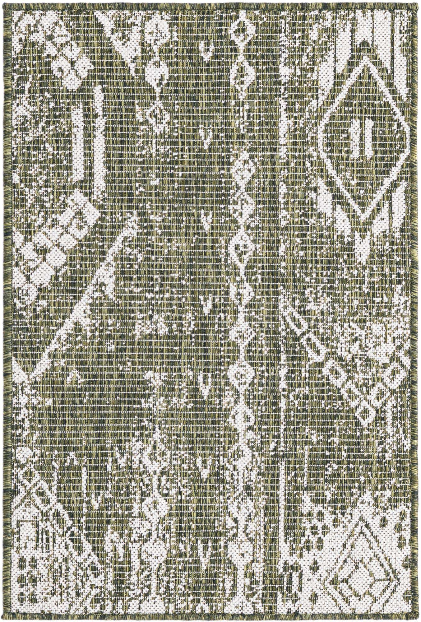 2' x 3' Easy-Clean Bohemian Indoor / Outdoor Rug