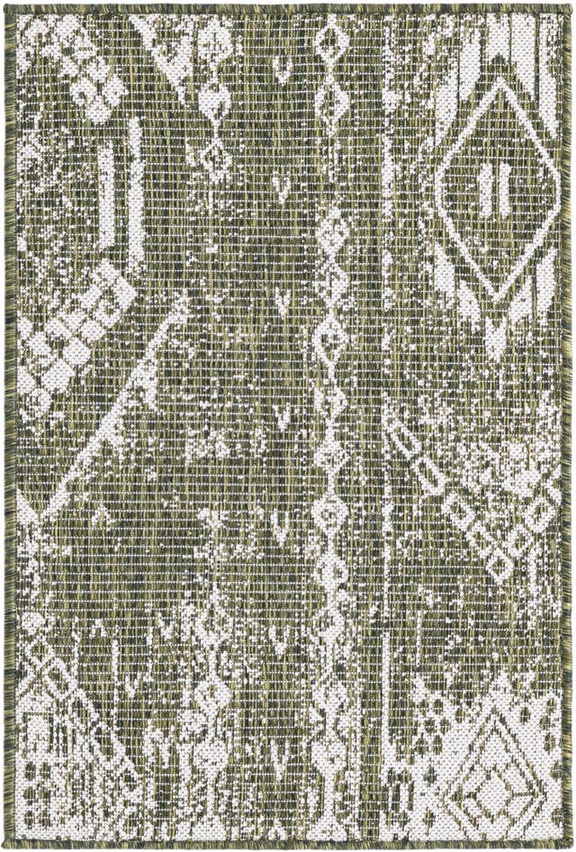 Detail image of 2' x 3' Easy-Clean Bohemian Indoor / Outdoor Rug